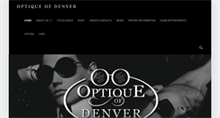 Desktop Screenshot of optiqueofdenver.com