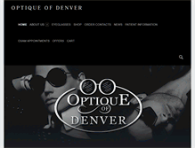 Tablet Screenshot of optiqueofdenver.com